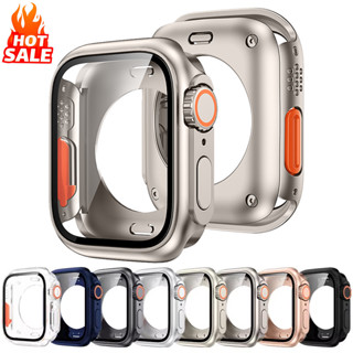 更換超硬 PC 螢幕保護膜相容 Apple Watch 46mm 42mm 45mm 44mm 40mm 41mm Iw