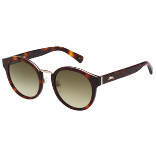 LONGCHAMP 墨鏡 圓框 太陽眼鏡 (琥珀色) LO603S