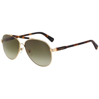 LONGCHAMP 墨鏡 飛官款 太陽眼鏡(金色)LO109S-214
