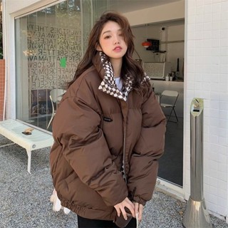 胖胖美依 保暖外套 風衣 防風外套M-2XL棉服 麵包服 新款羽絨棉服外套女寬鬆百搭學生棉衣-1792.