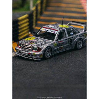 【高檔】現貨Tarmac Works TW合金1:64賓士190E Benz 2.5-16 9號EvoII汽車模型