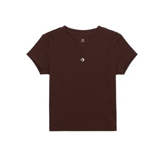 CONVERSE SORONA JERSEY TEE 短袖上衣 女 咖啡色-WCH663-J9T