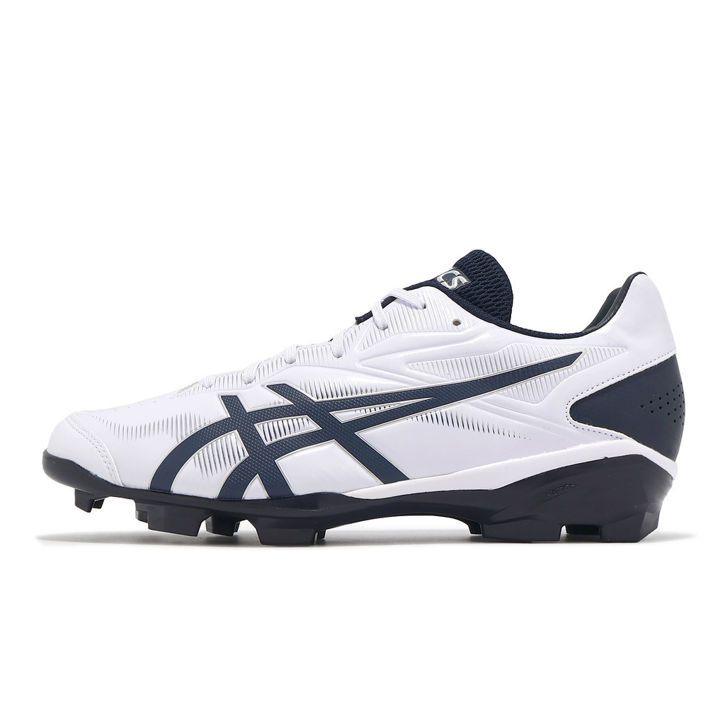 Asics 棒球鞋 Star Shine 3 男鞋 白 深藍 釘鞋 棒壘球鞋 亞瑟士 [ACS] 1123A033103