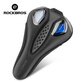 ROCKBROS 自行車鞍座套防滑高彈性減震透氣自行車座墊柔軟帶雨罩山地自行車公路自行車鞍座套非常
