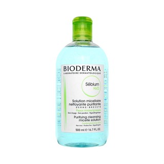 BIODERMA貝膚黛瑪H2O平衡控油潔膚液/ 綠色/ 500ml/ 平行輸入 eslite誠品【預購】