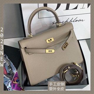 手工定製真皮女包 時尚頭層牛皮單肩包 真皮小方包 斜挎手提小包 女生小方包 精品包包 真皮包包