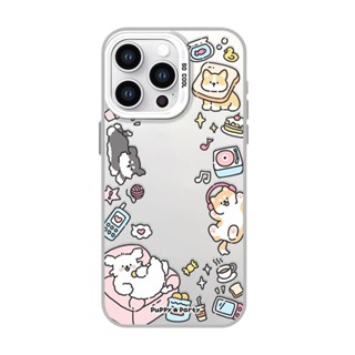 適用於新款情侶小狗iPhone15Promax小米14蘋果13手機殼vivos19榮耀200華為mate60p70原創o