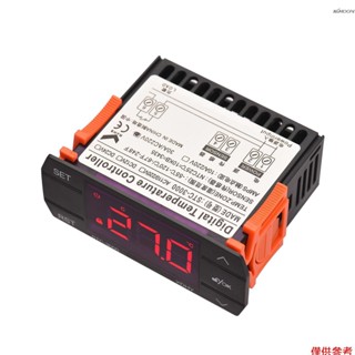 30A數顯溫度控制器 STC-3000 智慧溫控器 加熱/製冷/溫度校正/延遲啟動/高低溫報警/數據鎖/回差設定 AC