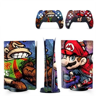 追風者、、、適用索尼PS5遊戲主機貼紙ps5光驅版數字版貼膜手柄貼不留膠高達
