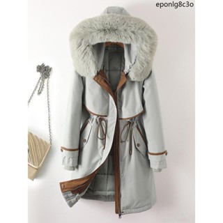 韓國代購 零下-40度 外套 羽絨服 加厚保暖外套 雪地外套 派克服2024新款女冬季羽絨棉衣棉服收腰加厚大碼內膽可拆
