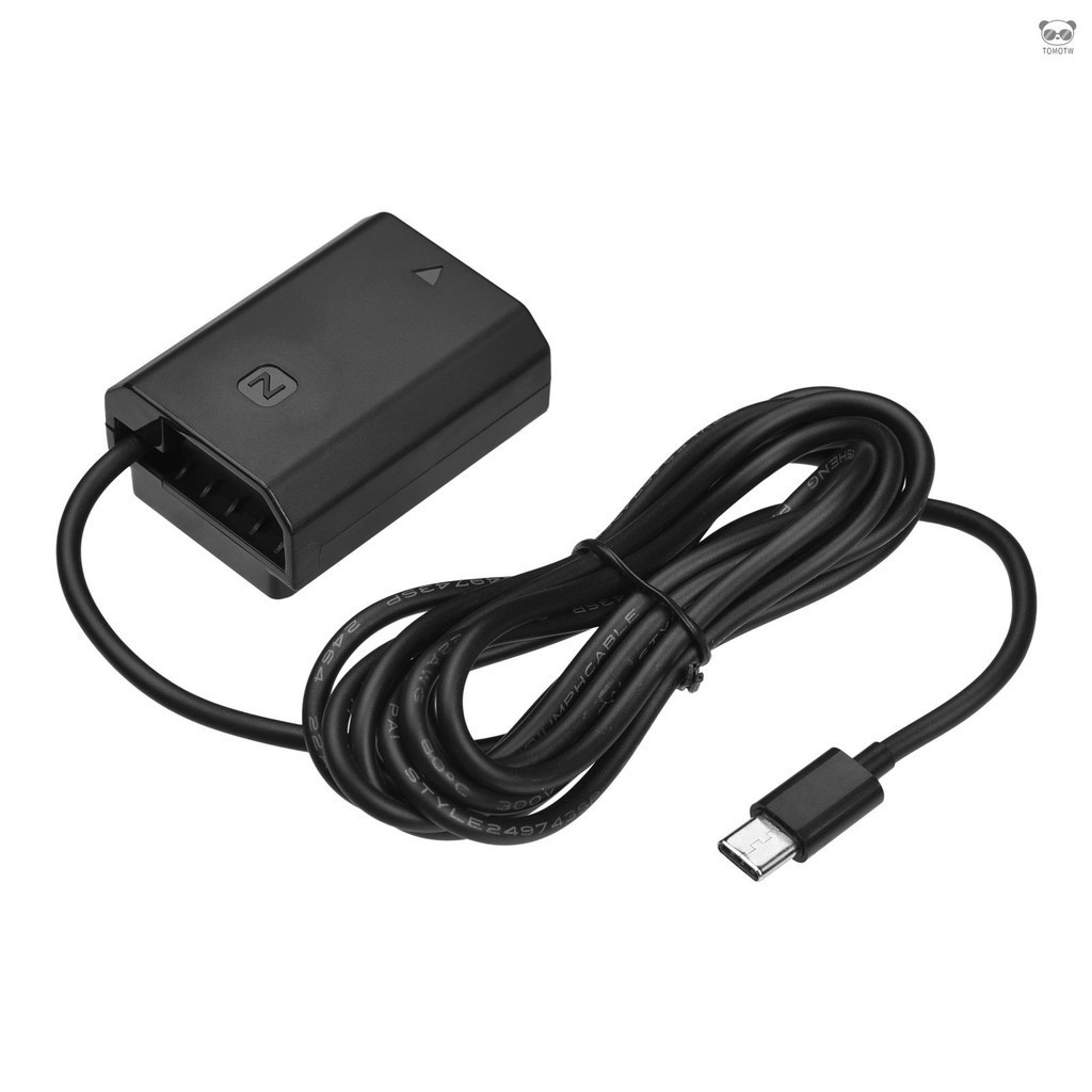 Andoer 索尼NP-FZ100相機假電池 電池轉換器 Type-C接口 適用索尼Alpha A6600, A7C,