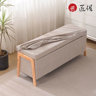 【匠俱】實木腿北歐風換鞋凳 門口服裝店儲物凳 長條臥室床尾長凳子 可坐收納箱 鞋櫃 儲物櫃 雜物收納 可貨到付款免運
