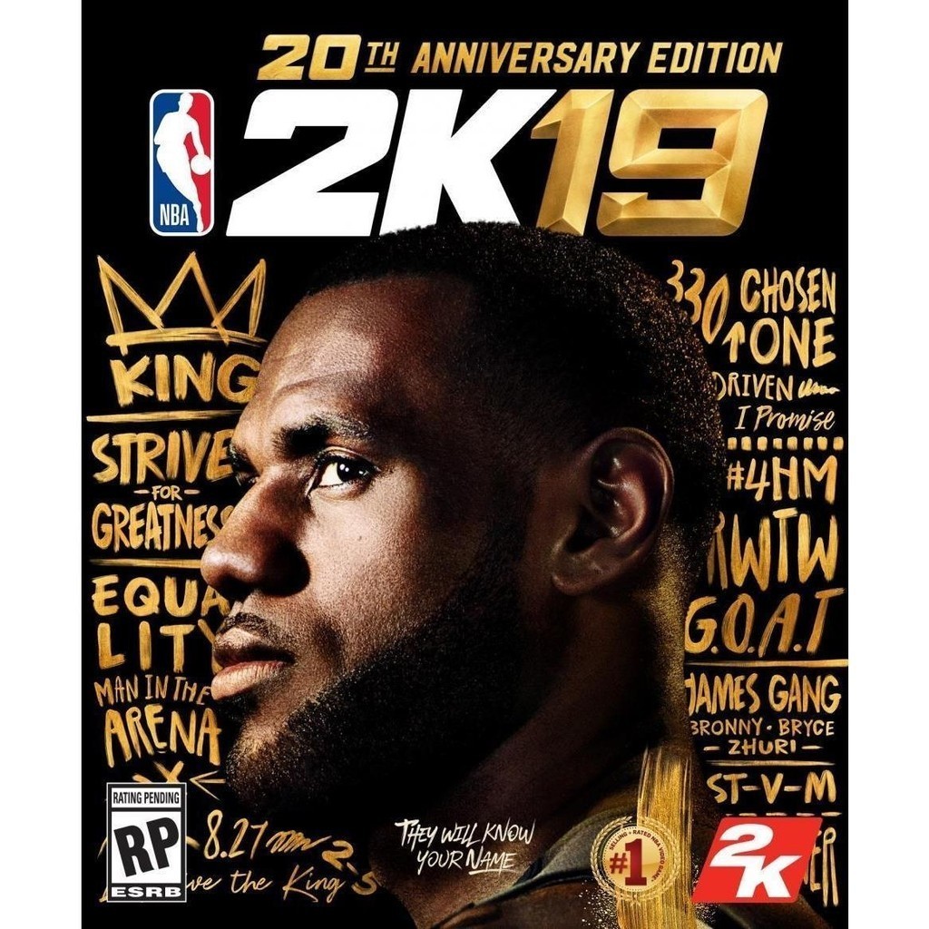 籃球NBA2K19 中文版 PC電腦單機遊戲光碟 光盤 送修改器
