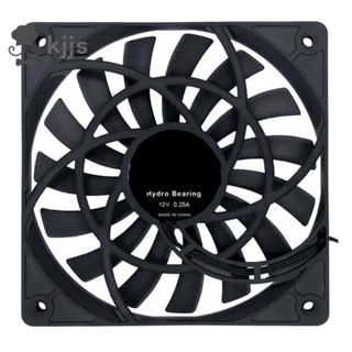 靜音 120mm 12cm PWM 冷卻風扇超薄 12mm,全新 120X120X12mm DC 12V 0.25A 1