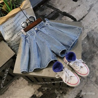 免運·超便宜🌈兒童牛仔短褲夏季女童破洞短褲中大童女潮褲女學生寬鬆牛仔褲 JO7E