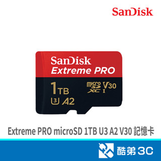 SANDISK Extreme PRO microSD 1TB U3 A2 V30 記憶卡(公司貨)(讀/寫速 酷弟3C
