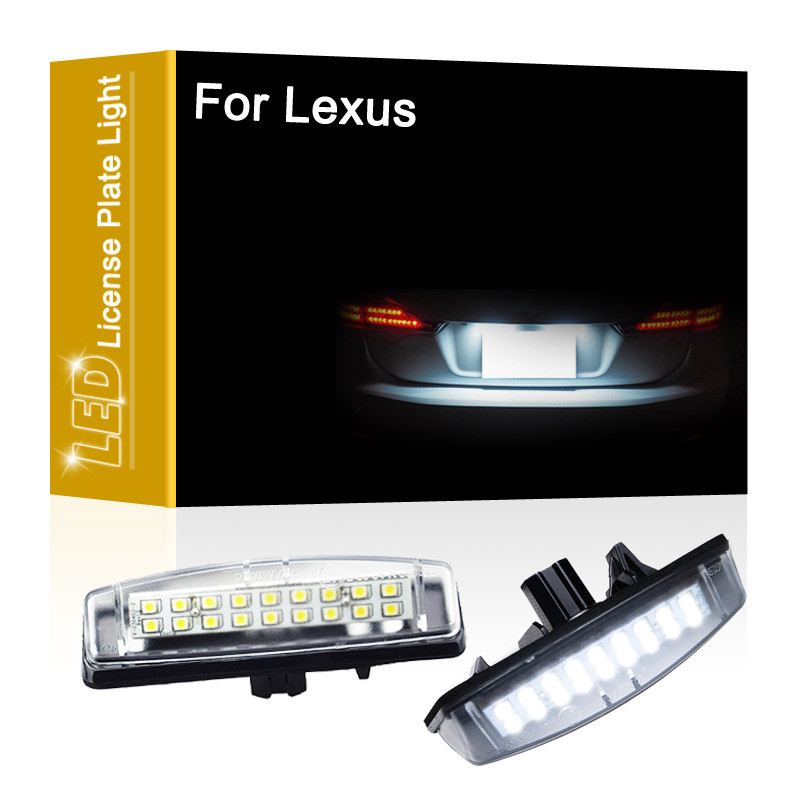 雷克薩斯 RX300 RX330 RX350 RX400h HS250h CT200h 白色牌照燈總成 12V LED
