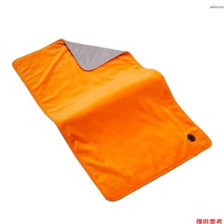 80x45cm 石墨烯電熱毯 5區發熱 防燙傷 自帶NTC 2H自動斷電關機 10W功率 可機洗 Type-C插電使用智