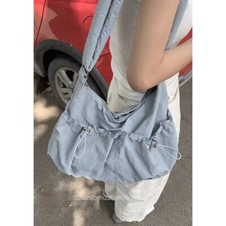 奇奇怪怪的包包👛 學院風尼龍帆布包包女夏天2024新款潮韓國小眾托特包百搭大容量包
