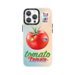 適用於小眾不同款西紅柿iPhone15Promax磁吸手機殼mate60華為pura70小米14蘋果13情侶oppoRe