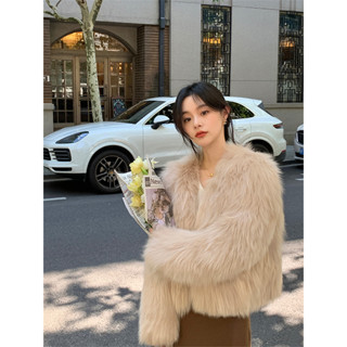 【❤️桃喜Rich現貨】冬季新款短版外套 CC皮草“萬年五代”狐狸毛皮草外套女 海寧年輕毛毛大衣 韓版女裝保暖外套