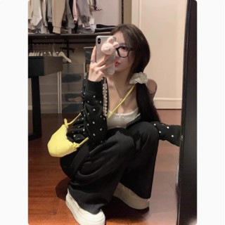【HOT 本舖】女裝 韓系灰色圓領針織開衫女春秋薄款寬鬆慵懶風軟糯顯瘦外套短款上衣