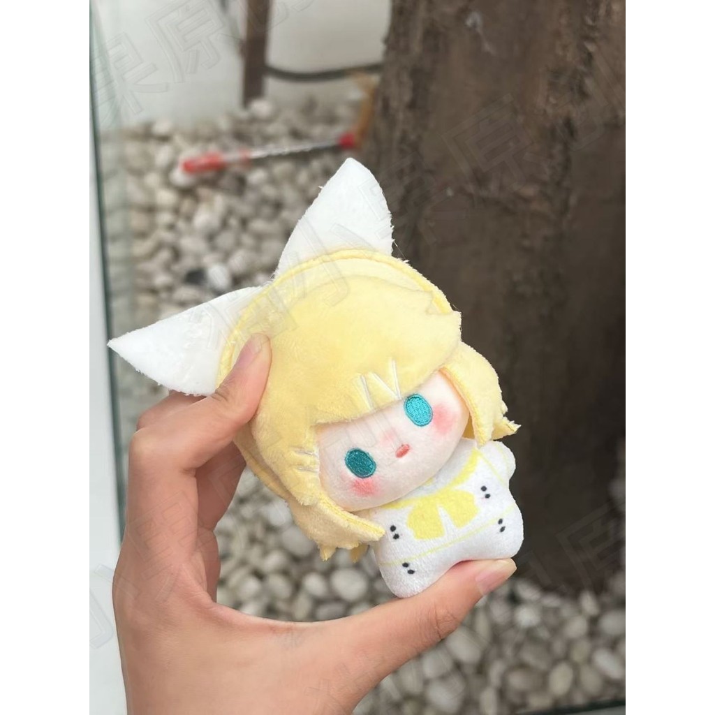 「指尖pjsk」原創虛擬人物周邊同人鏡音鈴屬性10cm印花棉花娃娃玩偶公仔|遊戲|動漫|周邊|世界計劃|鏡音鈴