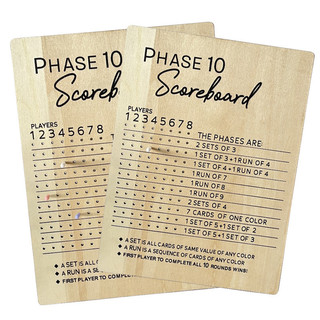 🌈DIY 跨境 Phase 10 Score Board 第 10 階段記分板