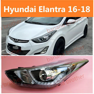 現代 Hyundai Elantra 16-18款 LED 魚眼 大燈 頭燈 前大燈 前照燈 照明燈 前車燈