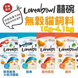 Loveabowl 囍碗 無穀天然貓糧 1Kg-4kg 小顆粒 無榖 貓飼料『WANG』