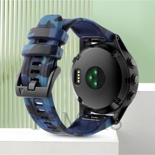 22mm 26mm 迷彩錶帶 矽膠錶帶 佳明 Garmin Fenix 7 X7 Epix Gen Quick 快拆錶帶
