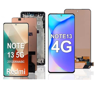 帶邊框螢幕總成相容紅米Redmi Note 13 4G 5G LCD 顯示屏帶觸摸 螢幕總成