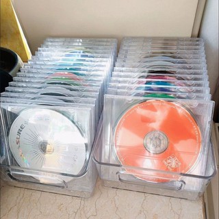 熱銷爆款 CD盒收納盒桌麵ins亞剋力光盤盒收納筐專輯cd收納cd光碟dvd收納