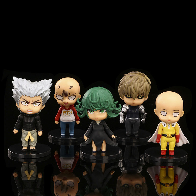 5 件/套動漫一拳超人公仔埼玉 PVC 可動公仔系列玩具埼玉公仔杰諾斯兒童禮物很棒