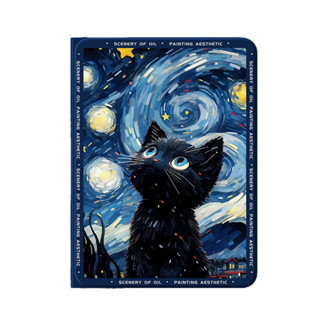 梵高星空蘋果ipad平板保護殼ipad10代9高階ipadair6保護套air5可愛ipadpro11英寸2023矽膠i
