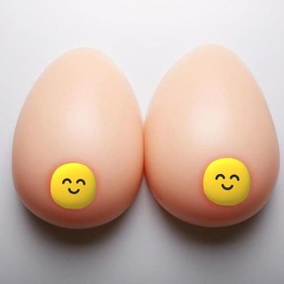 【抱枕用自粘型歐派 可粘枕套表面】逼真貼上矽膠義乳主播偽娘男用CD變裝女生義乳術後專用假胸假乳房