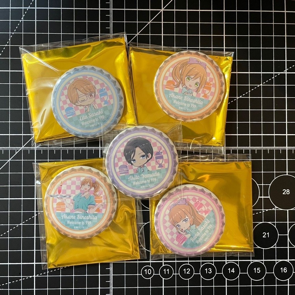 【日本正版有原袋】和山田進行lv999的戀愛cafe限定 吧唧