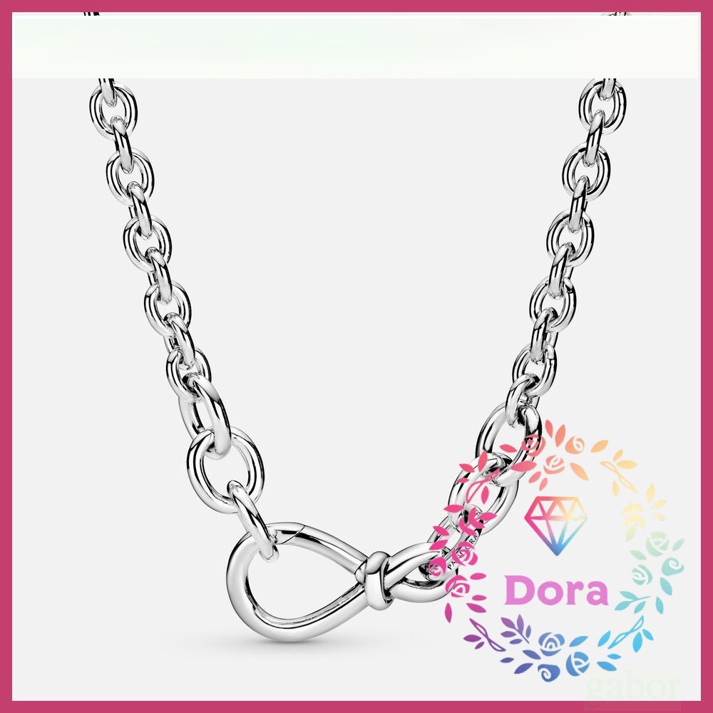 Dora Shop❤ 無限符號鏈圈項鏈 銀飾 S925 個性 情人節 禮物 朵拉398902C00