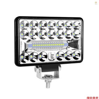 Casytw 1 件 108W 5 英寸 6500K LED 工作燈霧和駕駛燈防水洪水和點組合燈適用於 9-30V 汽車