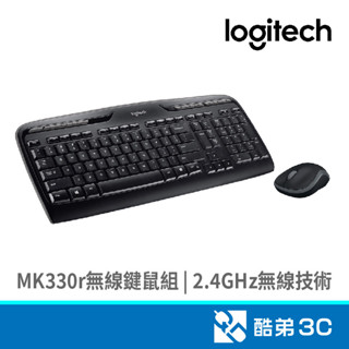 Logitech 羅技 MK330r無線鍵鼠組(黑)