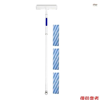 窗戶清潔劑 2 合 1 可伸縮窗戶刮水器帶噴霧,雙面窗戶清潔工具,帶 3 個超細纖維墊,用於淋浴玻璃門,汽車擋風玻璃