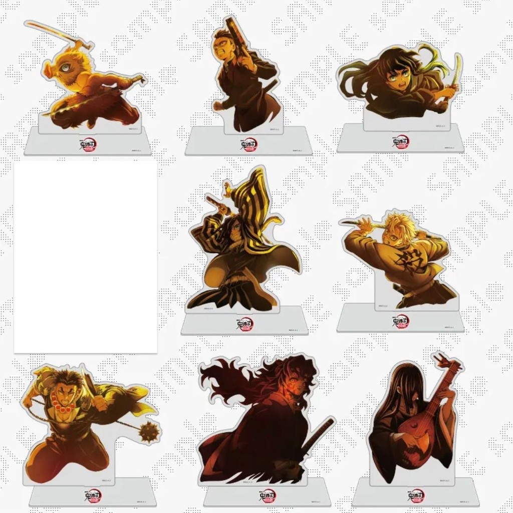 鬼滅之刃劇場版無限城第一章立牌 伊之助不死川玄彌時透無一郎伊黒小芭內不死川実彌悲鳴嶼行冥黑死牟鳴女周邊亞克力立牌#啾咪