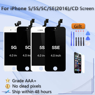 100% 測試 LCD 螢幕適用於 iPhone 5 5S 5C 5SE SE 2016 顯示屏觸摸屏數字化儀元件更換前