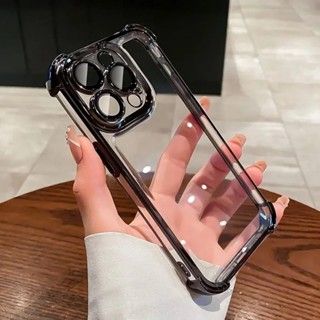 SAMSUNG 外殼豪華電鍍防震手機殼相容三星A05 A05S A04 A04E F04 M04 A03 A22 A23
