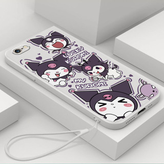外殼 iPhone 6 6s 6 Plus 6s Plus 7 8 Plus 5s 手機殼卡通動漫黑米美學女孩矽膠 TP