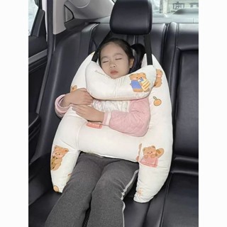臺灣出貨 兒童靠枕 車上睡覺抱枕車載睡眠神器頭枕車內用品側靠睡枕護頸枕頭 汽車側睡枕 護頸頭枕 兒童靠枕 睡覺枕頭R02