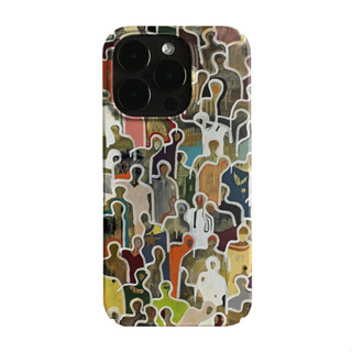 云云眾生藝術小眾適用高階感卡通iPhone14pro+蘋果15promax菲林手機殼新款13/12VIVO90