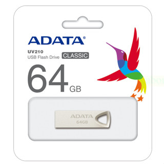 【竹科文具】原廠公司現貨 威剛ADATA UV210 USB 2.0 64G/32G鋅合金 隨身碟