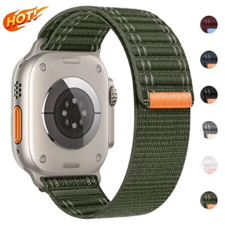 尼龍錶帶相容 Apple Watch Ultra 2 49mm 46mm 45mm 44mm 42mm 41mm 40m