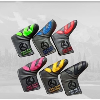Scotty Cameron T 標誌 Titleist 高爾夫推桿套經典軟 PU 皮革魔術貼閉合刀片高爾夫頭套